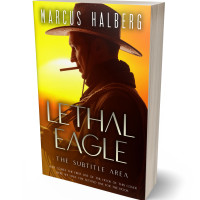 Tablet view of Golden Dream #27355 - Premade Action & Adventure Book Cover