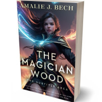 3D view of Charade #27939 - Premade Fantasy Book Cover