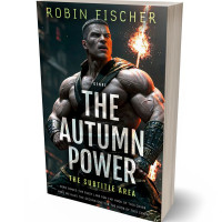 3D view of Soft Amber #28089 - Premade Fantasy Book Cover