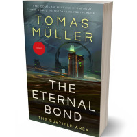 Tablet view of Lunar Green #28493 - Premade Science Fiction Book Cover