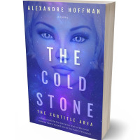 3D view of Blue Violet #28695 - Premade Science Fiction Book Cover