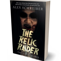 3D view of Premade Horror Book Cover - Indian Khaki