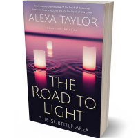 3D view of Premade Health & Mind & Body Book Cover - Petite Orchid