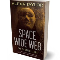 3D view of Premade Horror Book Cover - Crowshead