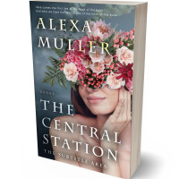 3D view of Spicy Pink #29163 - Premade Abstract Book Cover