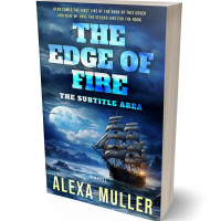 3D view of Premade Travel Book Cover - San Juan