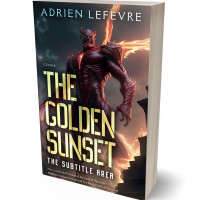 3D view of Thunder #29475 - Premade Fantasy Book Cover