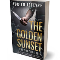 3D view of Premade Mystery & Thriller & Suspense Book Cover - Shark