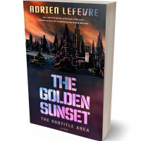 3D view of Thunder #29526 - Premade Science Fiction Book Cover