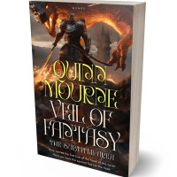 3D view of Premade Fantasy Book Cover - Oil
