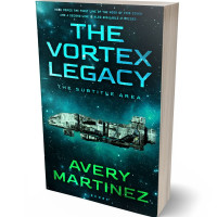 Tablet view of Black Pearl #30336 - Premade Science Fiction Book Cover