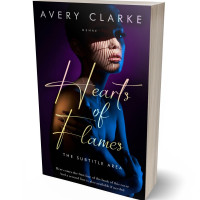 3D view of Premade Erotica Book Cover - Black