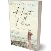 3D view of Premade Romance Book Cover - Ecru White