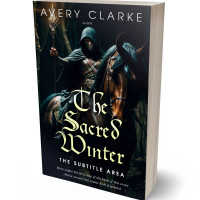 3D view of Premade Fantasy Book Cover - Woodsmoke