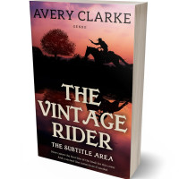 Tablet view of Night Rider #30481 - Premade Western Book Cover