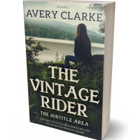 3D view of Premade Teen & Young Adult Book Cover - Foggy Gray