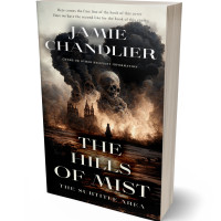 3D view of Soft Amber #31058 - Premade Apocalyptica Book Cover