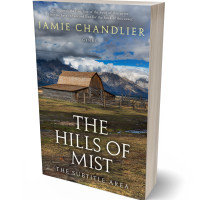 3D view of Fuscous Gray #31093 - Premade Western Book Cover