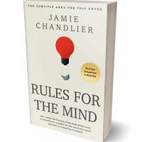 3D view of Premade Abstract Book Cover - Satin Linen