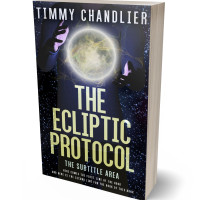 3D view of Premade Fantasy Book Cover - Thistle Green