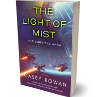 3D view of Premade Science Fiction Book Cover - Mulled Wine