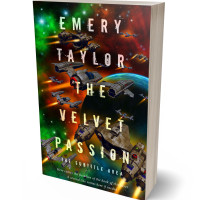 3D view of Premade Science Fiction Book Cover - Black Olive