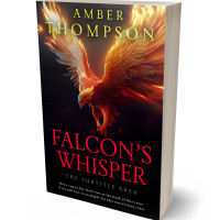 3D view of Premade Fantasy Book Cover - Raw Sienna