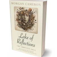 3D view of White Rock #32974 - Premade Poetry Book Cover