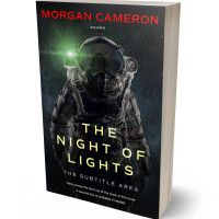 3D view of Premade Science Fiction Book Cover - Woodsmoke