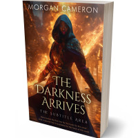 3D view of Premade Fantasy Book Cover - Raw Sienna