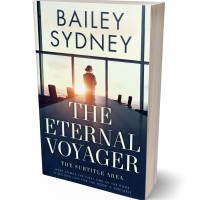 3D view of Premade Business Book Cover - Ecru White