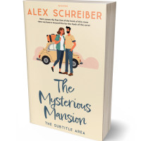 3D view of Albescent White #335778 - Premade Romance Book Cover