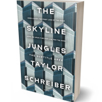 Tablet view of Oxford Blue #335865 - Premade Abstract Book Cover