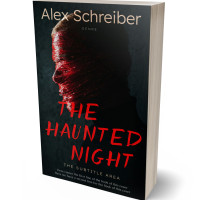 3D view of Premade Mystery & Thriller & Suspense Book Cover - Woodsmoke