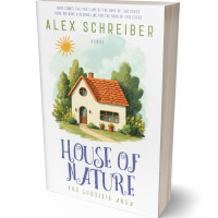 Tablet view of Green White #33621 - Premade Nature Book Cover