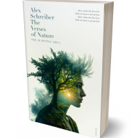 Tablet view of Green White #33664 - Premade Poetry Book Cover