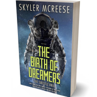 3D view of Ebony Clay #33942 - Premade Science Fiction Book Cover