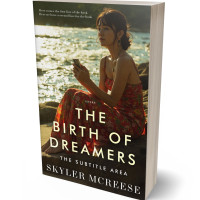 3D view of Premade Teen & Young Adult Book Cover - Black Marlin