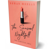 3D view of Premade Romance Book Cover - Apricot