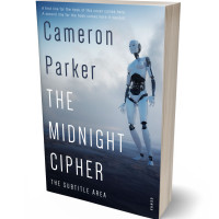 3D view of Premade Science Fiction Book Cover - Pickled Bluewood