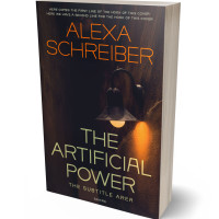 3D view of Premade Mystery & Thriller & Suspense Book Cover - Thunder