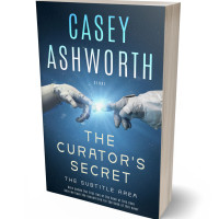 3D view of Premade Science Fiction Book Cover - San Juan