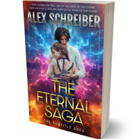 3D view of Premade Teen & Young Adult Book Cover - Blackcurrant