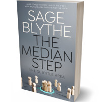 Tablet view of Oslo Gray #34970 - Premade Abstract Book Cover