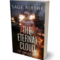 3D view of Premade Apocalyptica Book Cover - Cocoa Brown