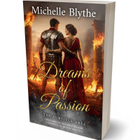 3D view of Premade Romance Book Cover - Saddle