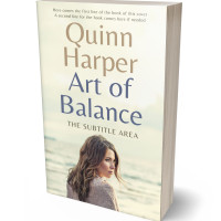 3D view of Premade Romance Book Cover - Ecru White