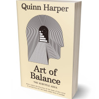 3D view of Premade Health & Mind & Body Book Cover - Wheatfield