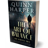 3D view of Heathered Gray #35469 - Premade Mystery & Thriller & Suspense Book Cover