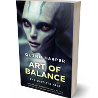 3D view of Pale Leaf #35480 - Premade Science Fiction Book Cover